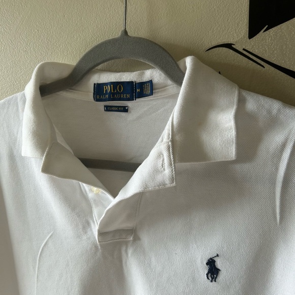 Ralph Lauren White Classic Fit Polo - Picture 3 of 9